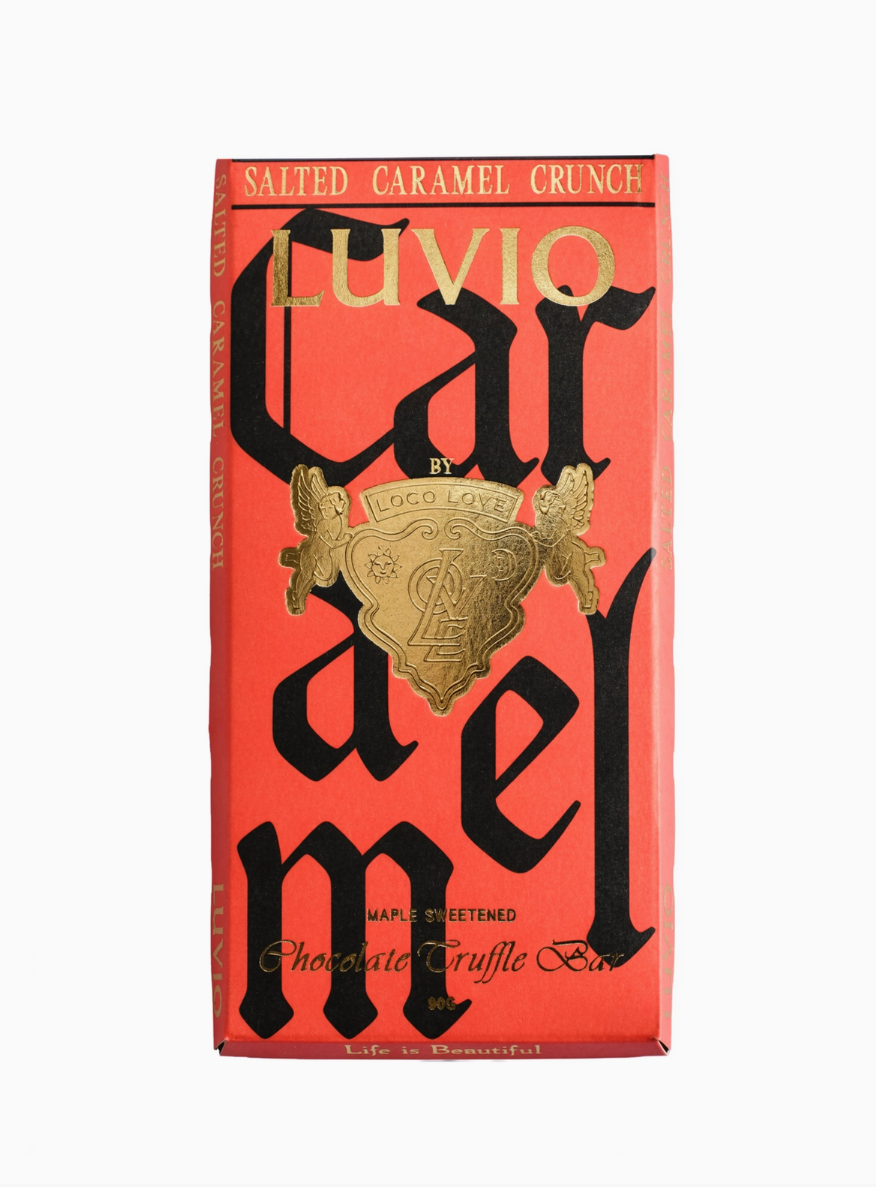 Loco Love Luvio Salted Caramel & Caramel Pieces 90g