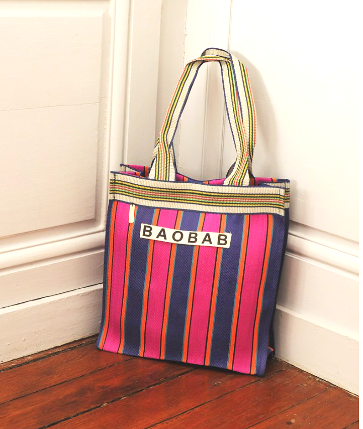 BAOBAB City Nylon Tote Bag -Pink/Purple