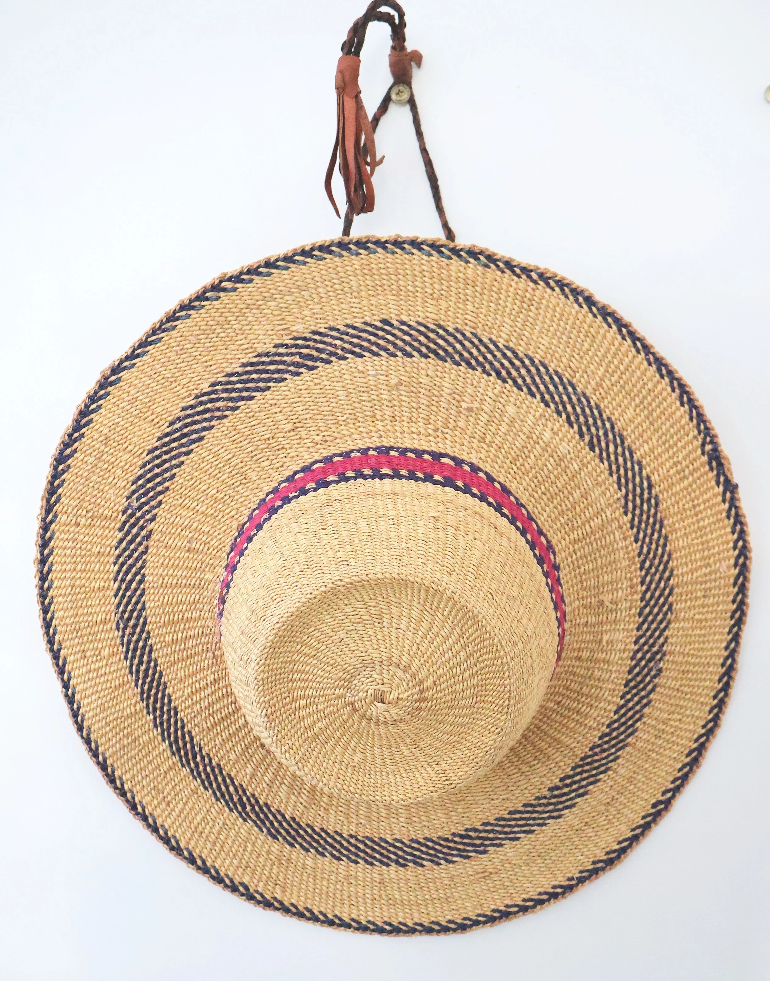Bolgatanga Handwoven Childs Bolga Hat- #5