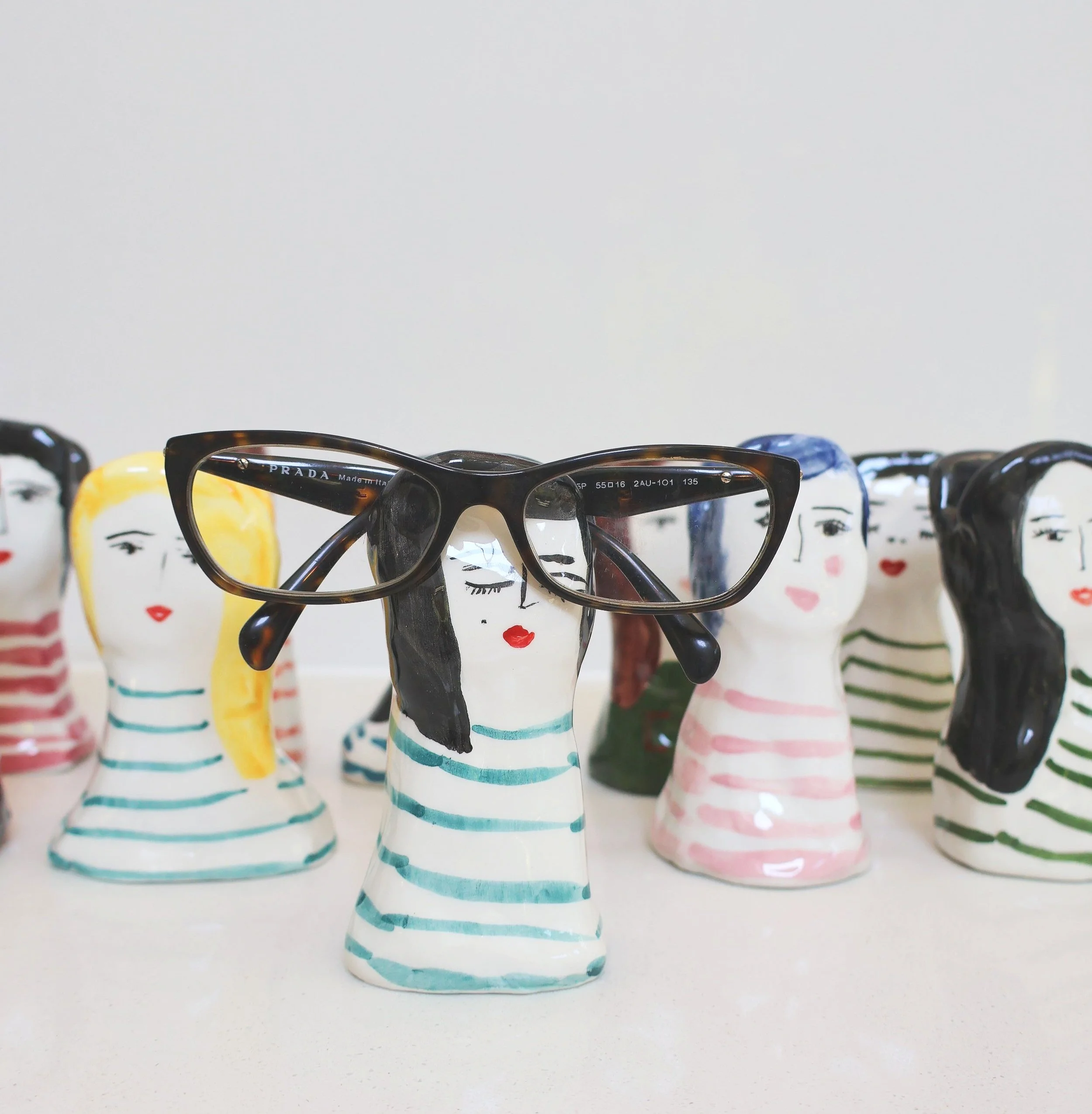 Marco Ferrini Ceramic Spectacle Holder -Mademoiselle Ambre