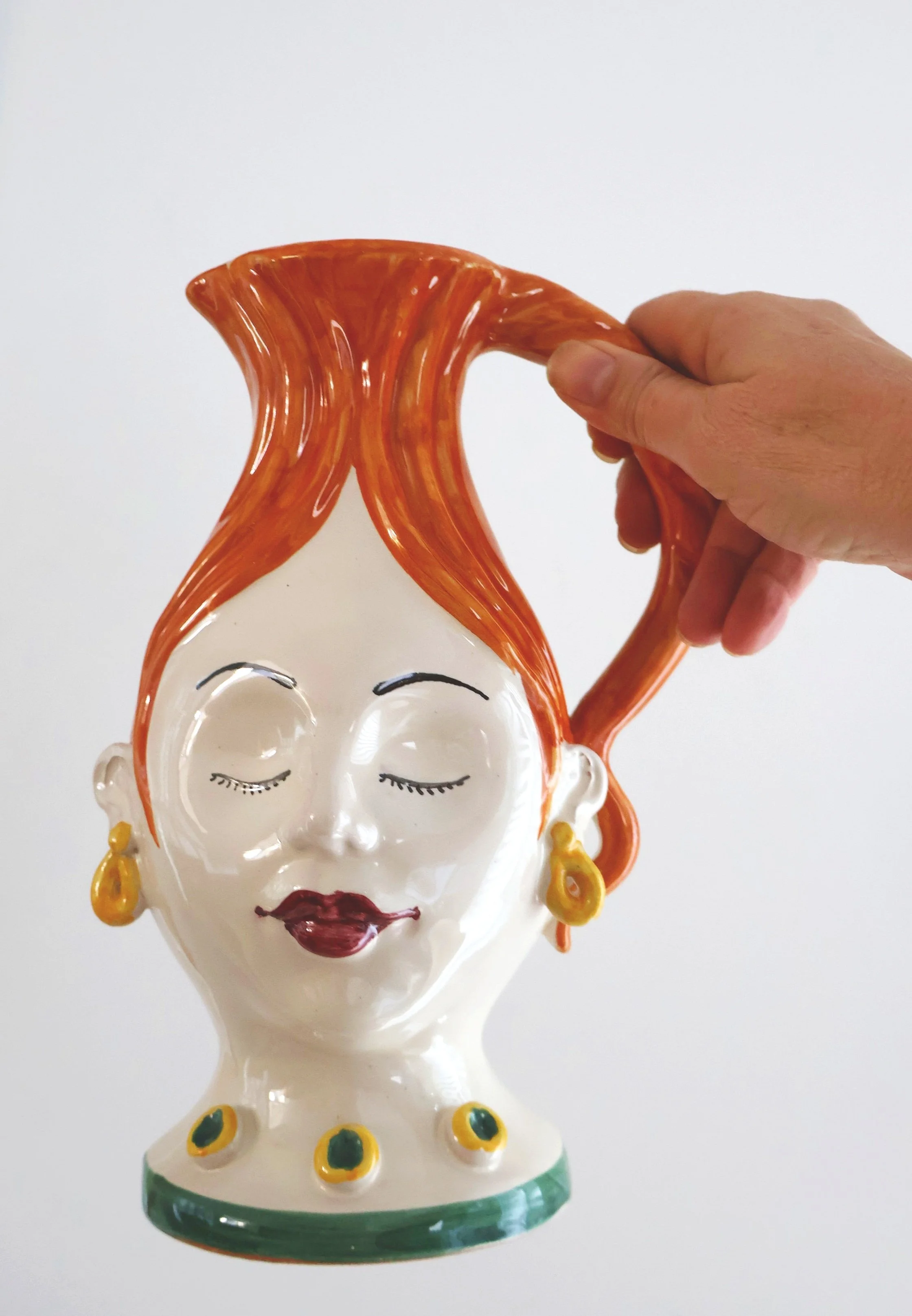 Les Ottomans Siren of Scopello Ceramic Vessel