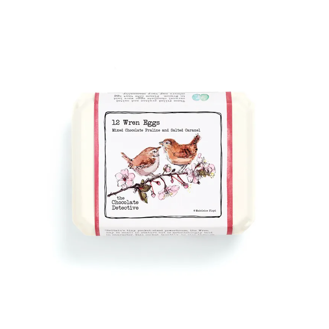 12 Handcrafted Chocolate Bird Eggs-Wren