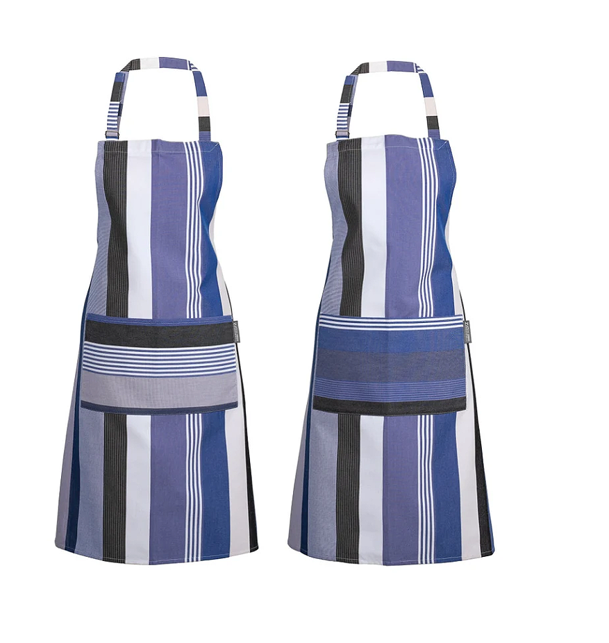 Tissage de Luz Beaurivage Apron- Blue