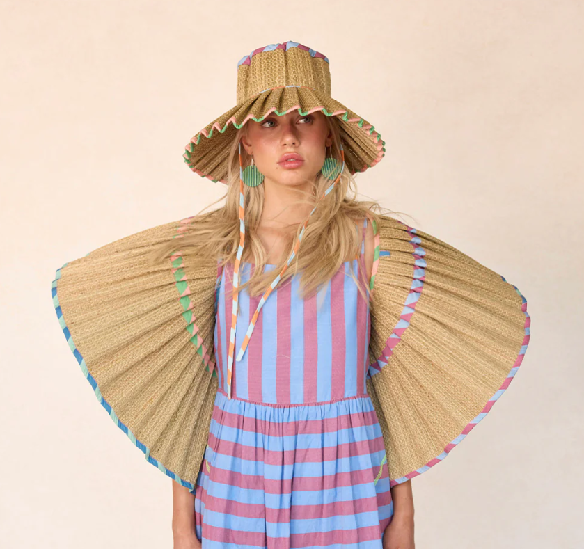Lorna Murray Confetti Coast | Luxe Capri Hat- Maxi Large