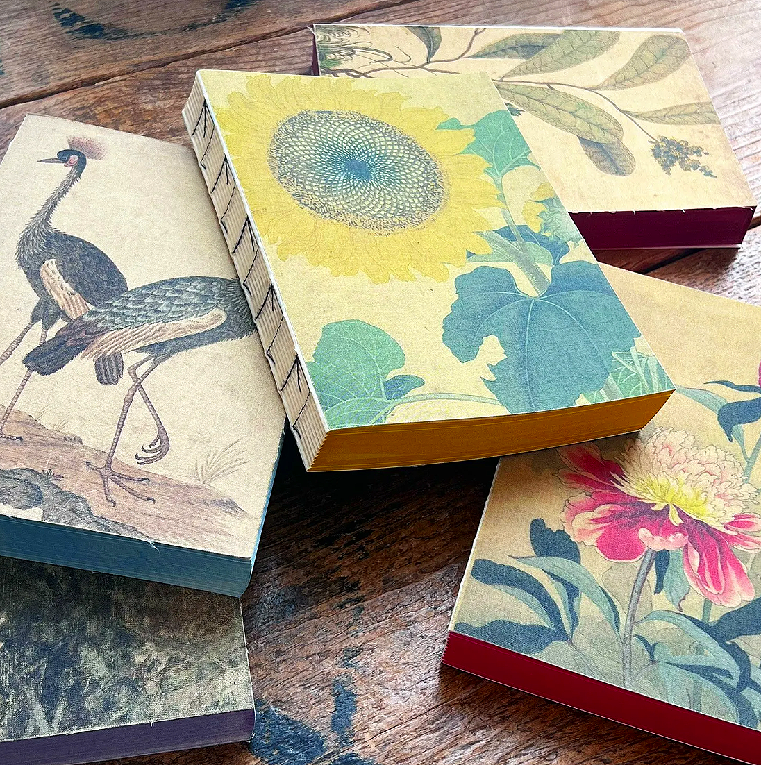 Italian Libri Muti Canvas Book - Roses