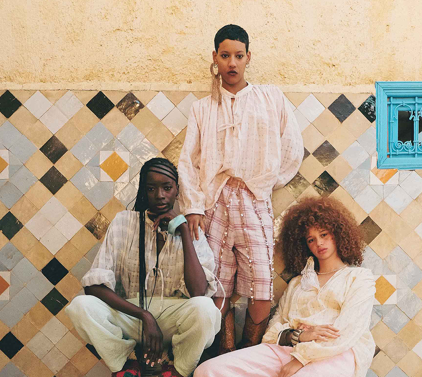 Claramonte Naila Shirt- Blue One Size