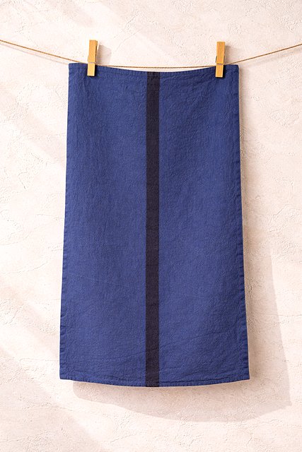 Charvet Éditions Dou Dou Tea Towel- Indigo