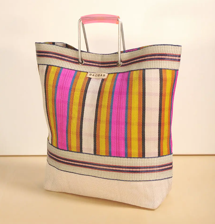 BAOBAB Lolia Nylon Tote Bag -Pink