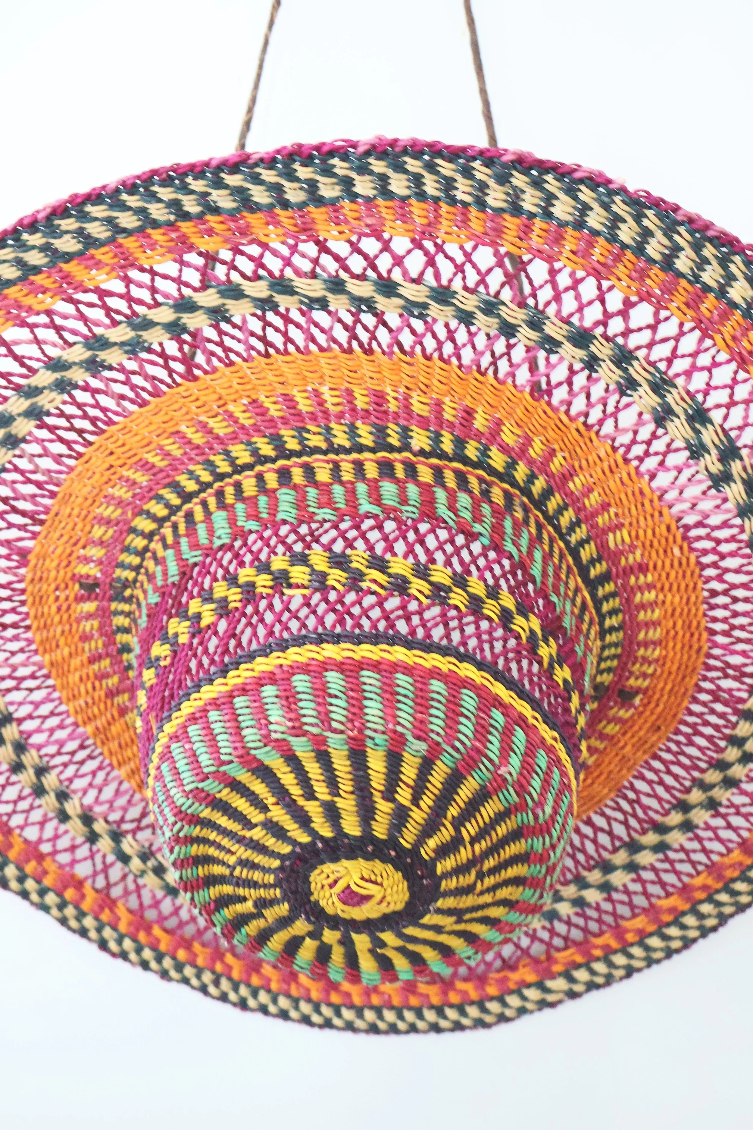 Bolgatanga Handwoven Bolga Hat- #1