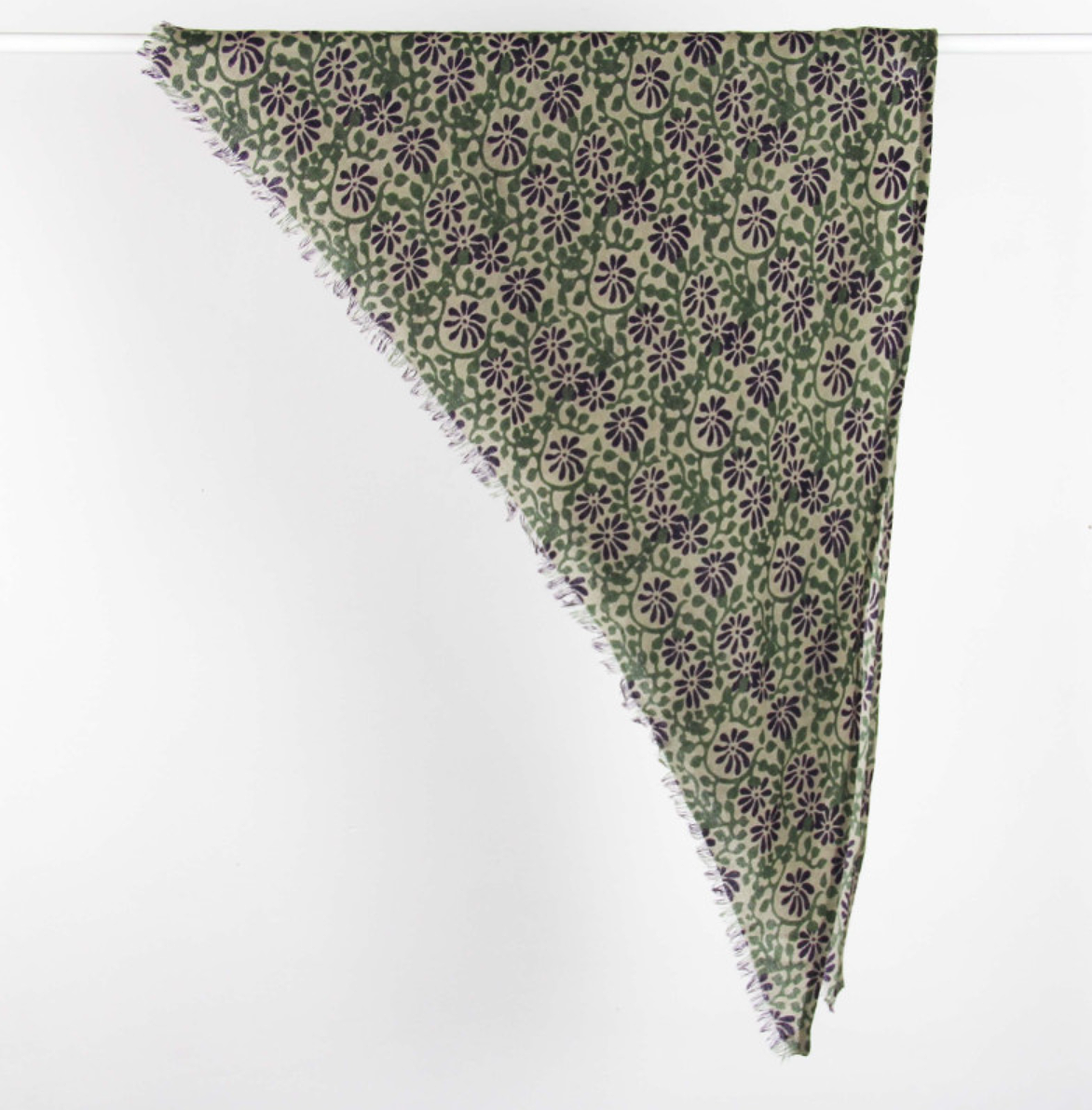 Les Belles Vagabondes Suzanne Wool Scarf Prune