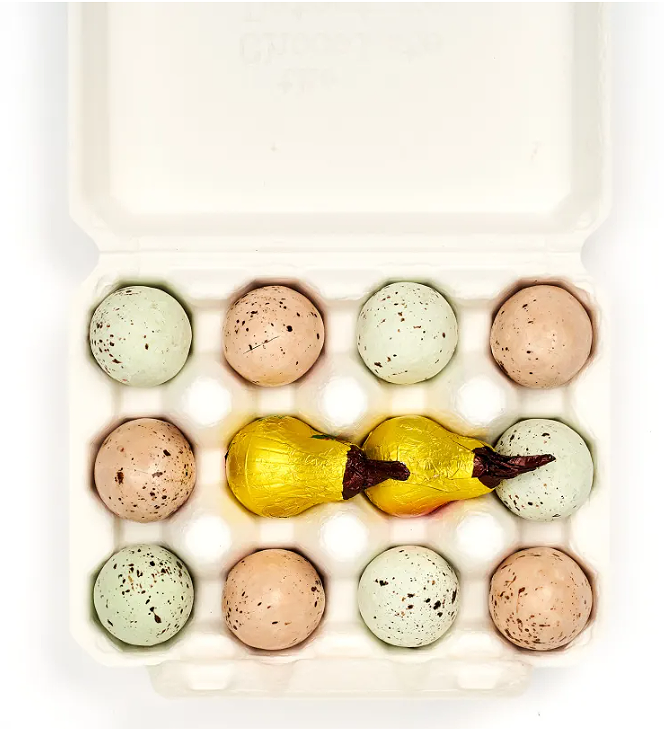 handcrafted chocolate bird eggs