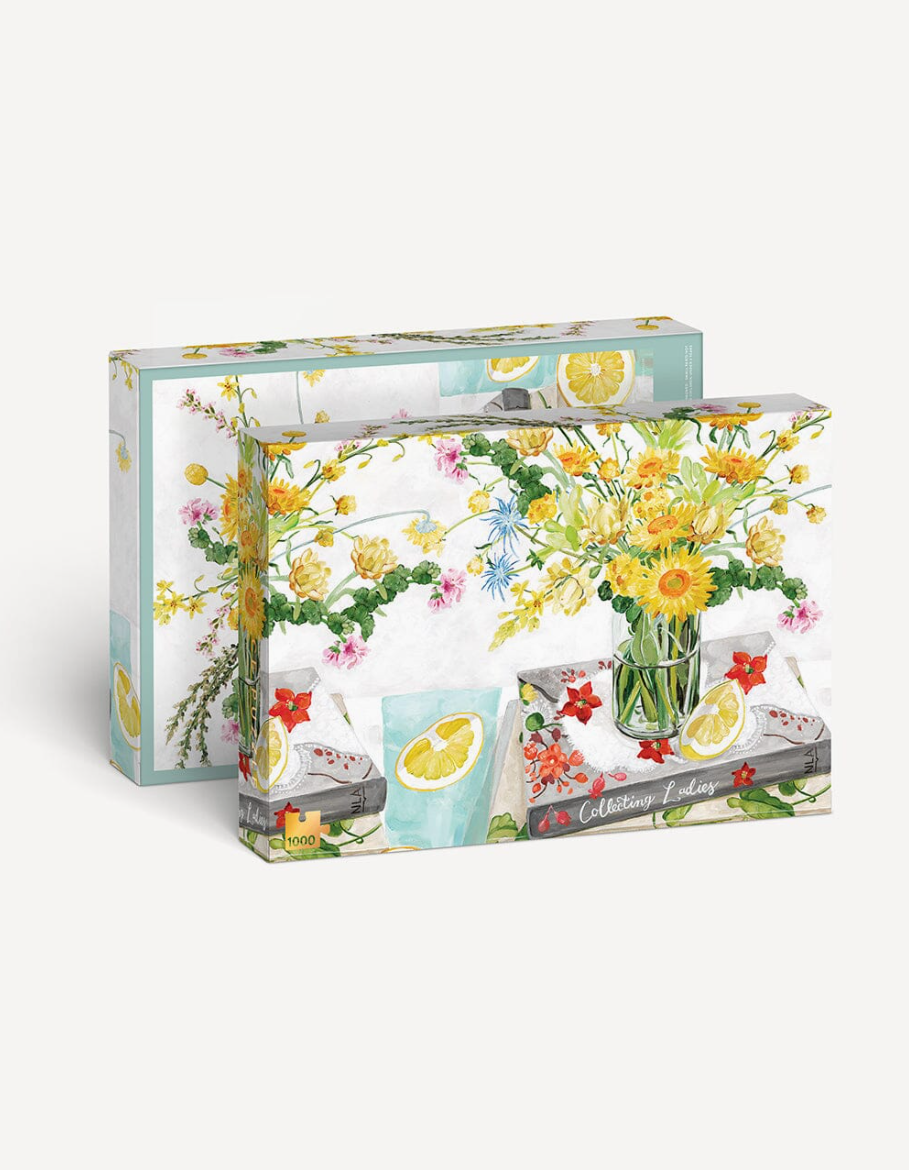 Bespoke Letterpress Native Wildflowers 1000pc Puzzle