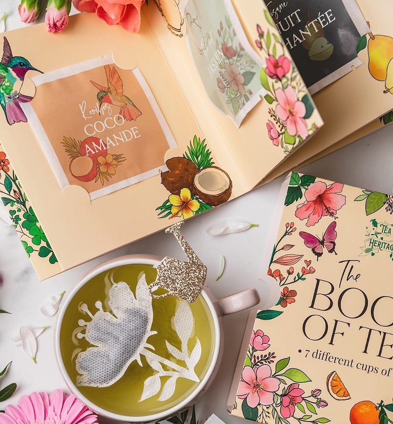 French Tea Heritage The Book of Tea Box - 7 Daily Tea Sachets
