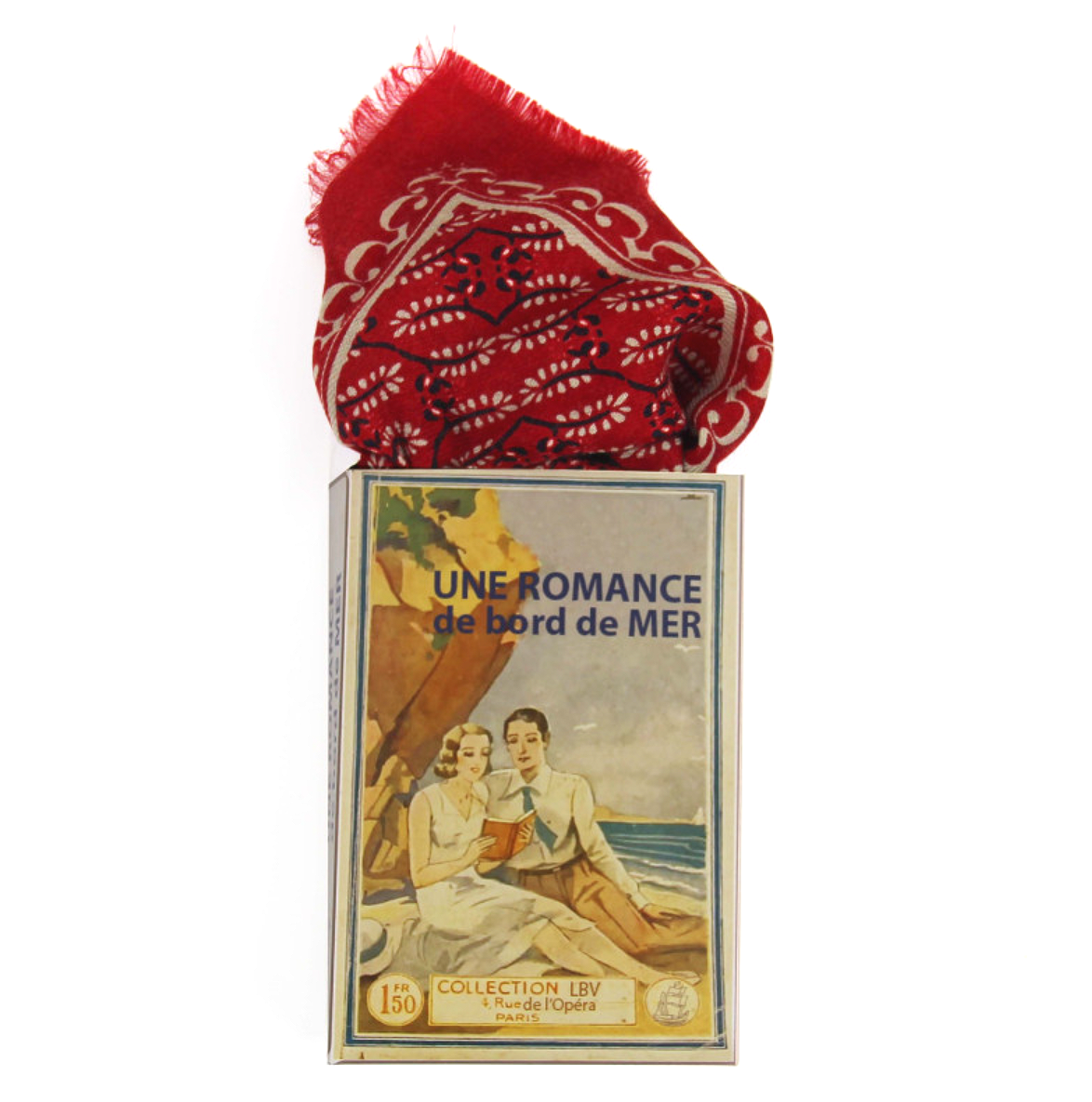 Les Belles Vagabondes Delta Celeste Wool Scarf Rouge