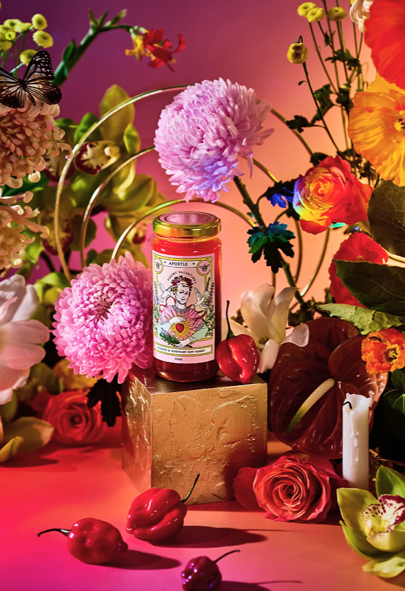 Apostle Saint Valentine - Lavender & Rosemary Hot Honey 320g