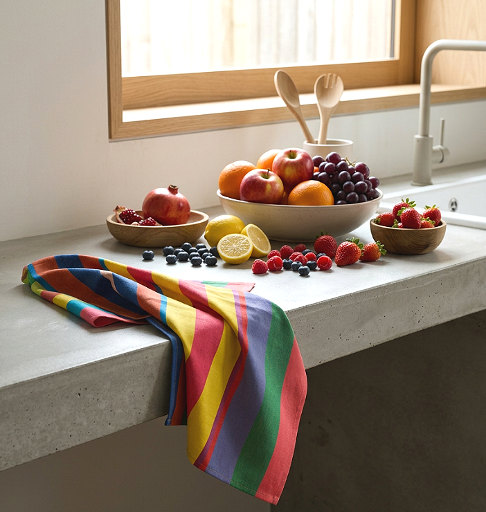 Tissage de Luz Porto Rico Tea Towel- Multicoloured