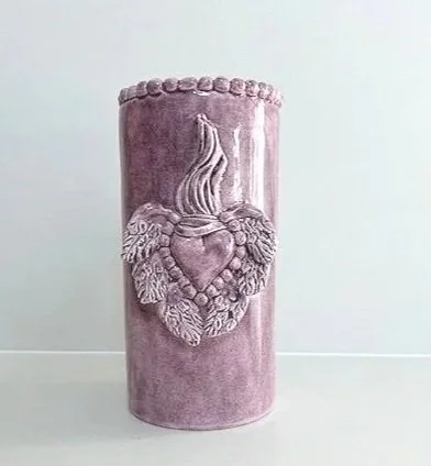 Elizabetta Carli Large Vase-Lavender