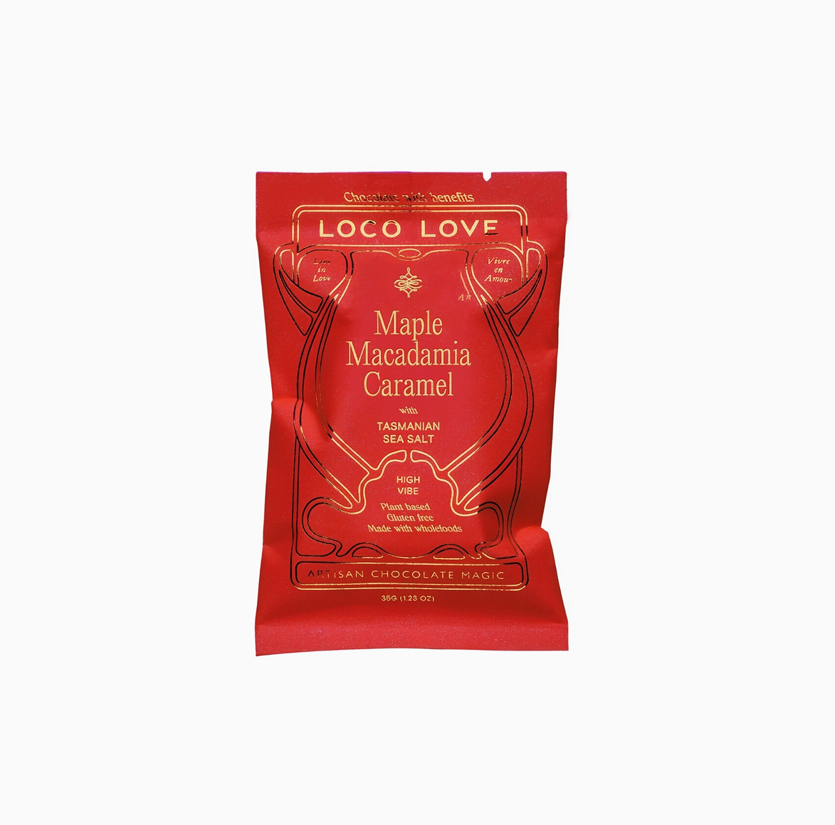 Loco Love Single Maple Macadamia Caramel 35g