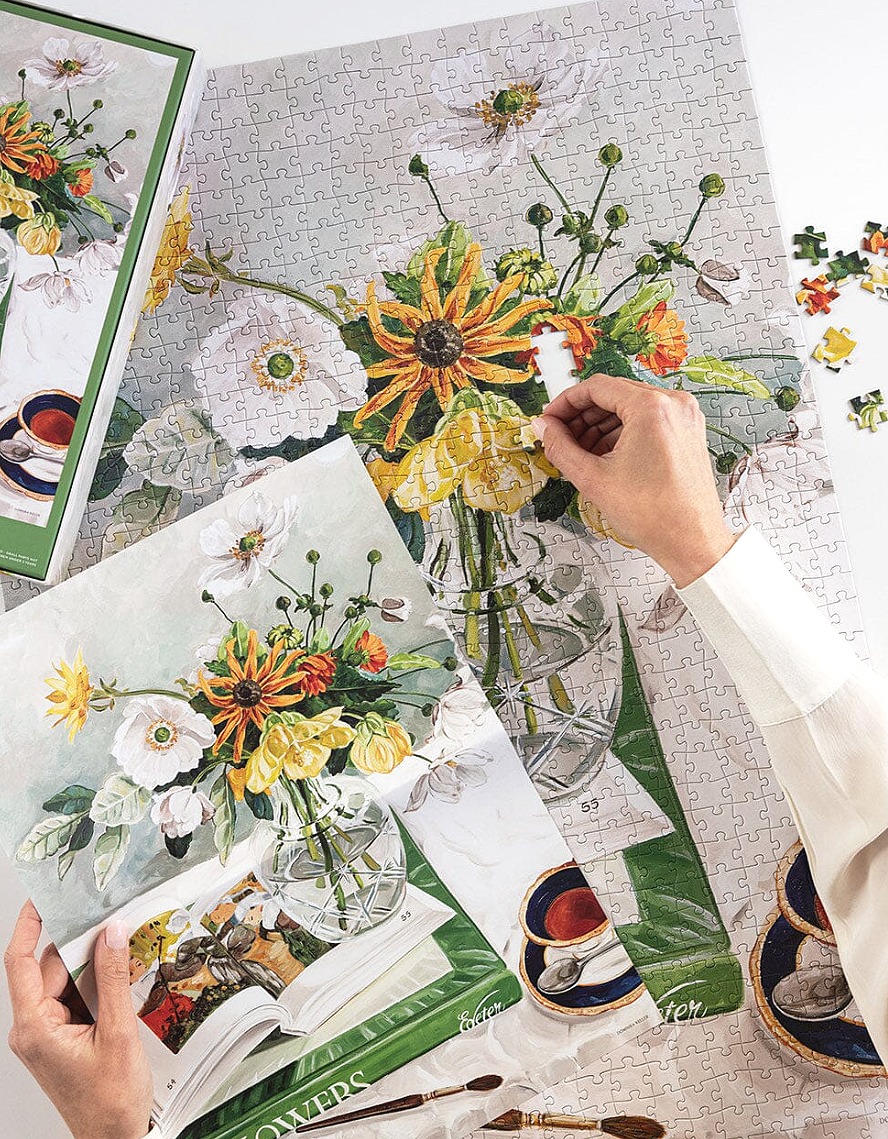 Bespoke Letterpress April Blooms 1000pc Puzzle