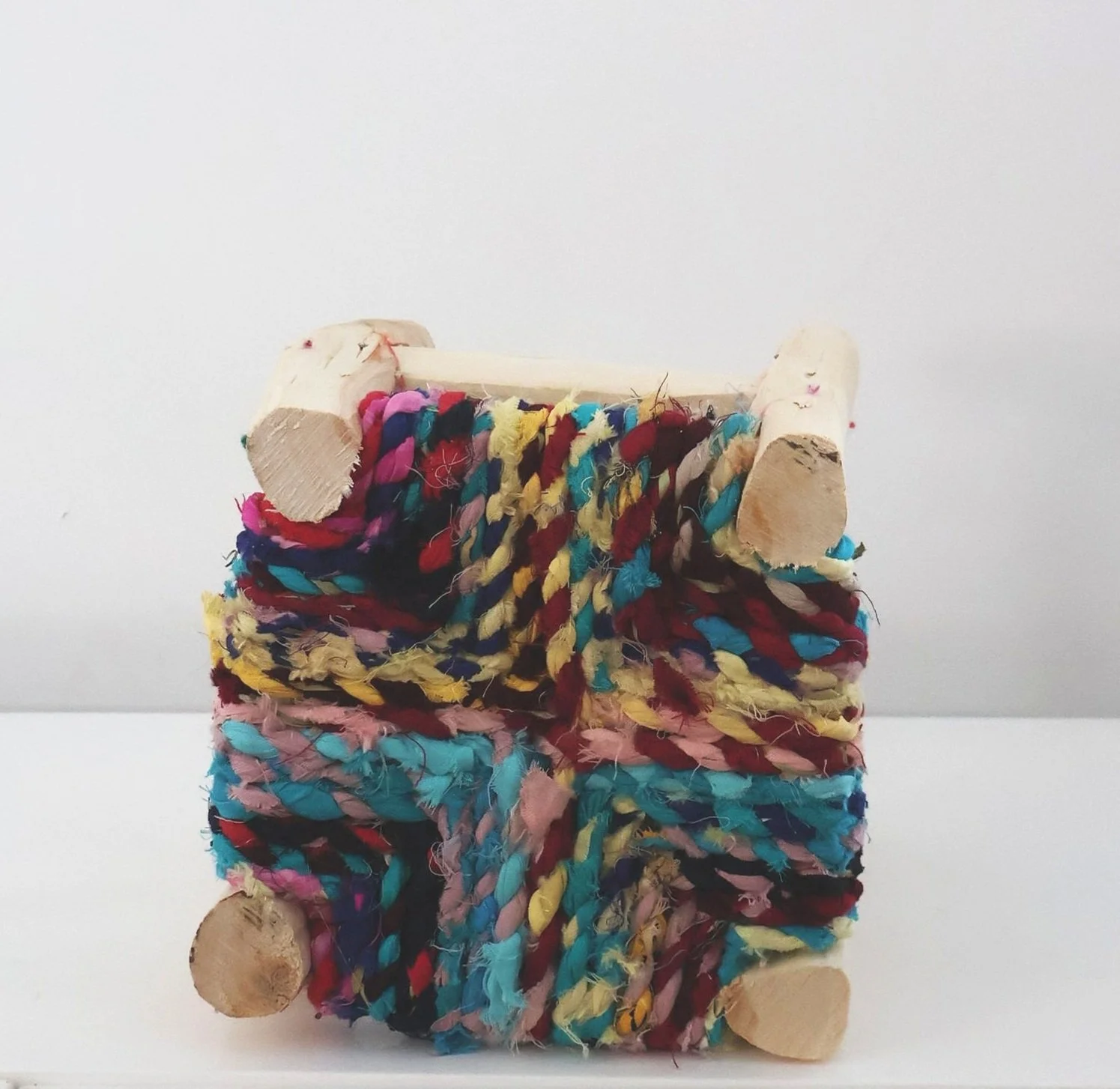SOUK Boucherouite Stool- Bright #3- Small