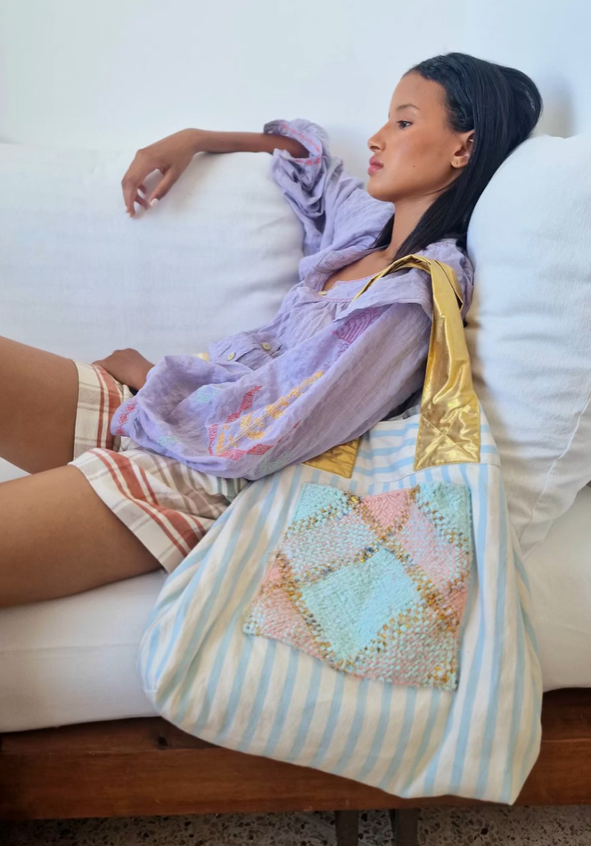 Claramonte Milos Tote Bag-Tobacco