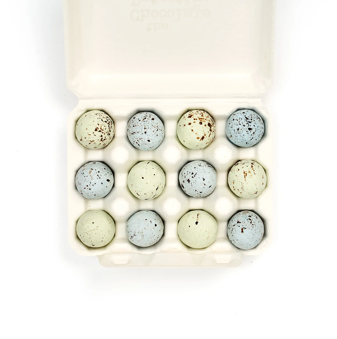 12 Handcrafted Chocolate Bird Eggs-Wren