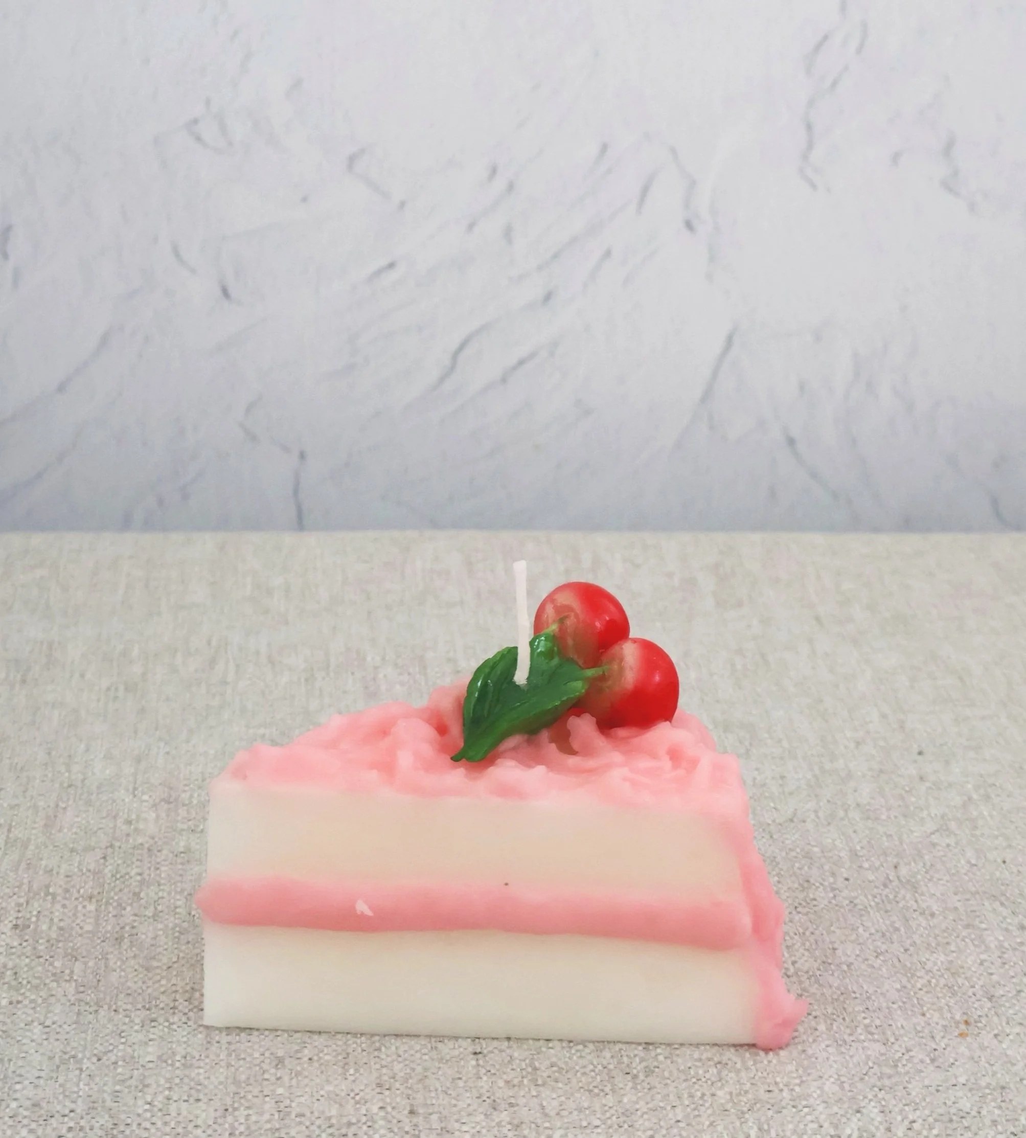 Cereria Introna Torta/Fette Ciliege Wax Candle -Cake Slice