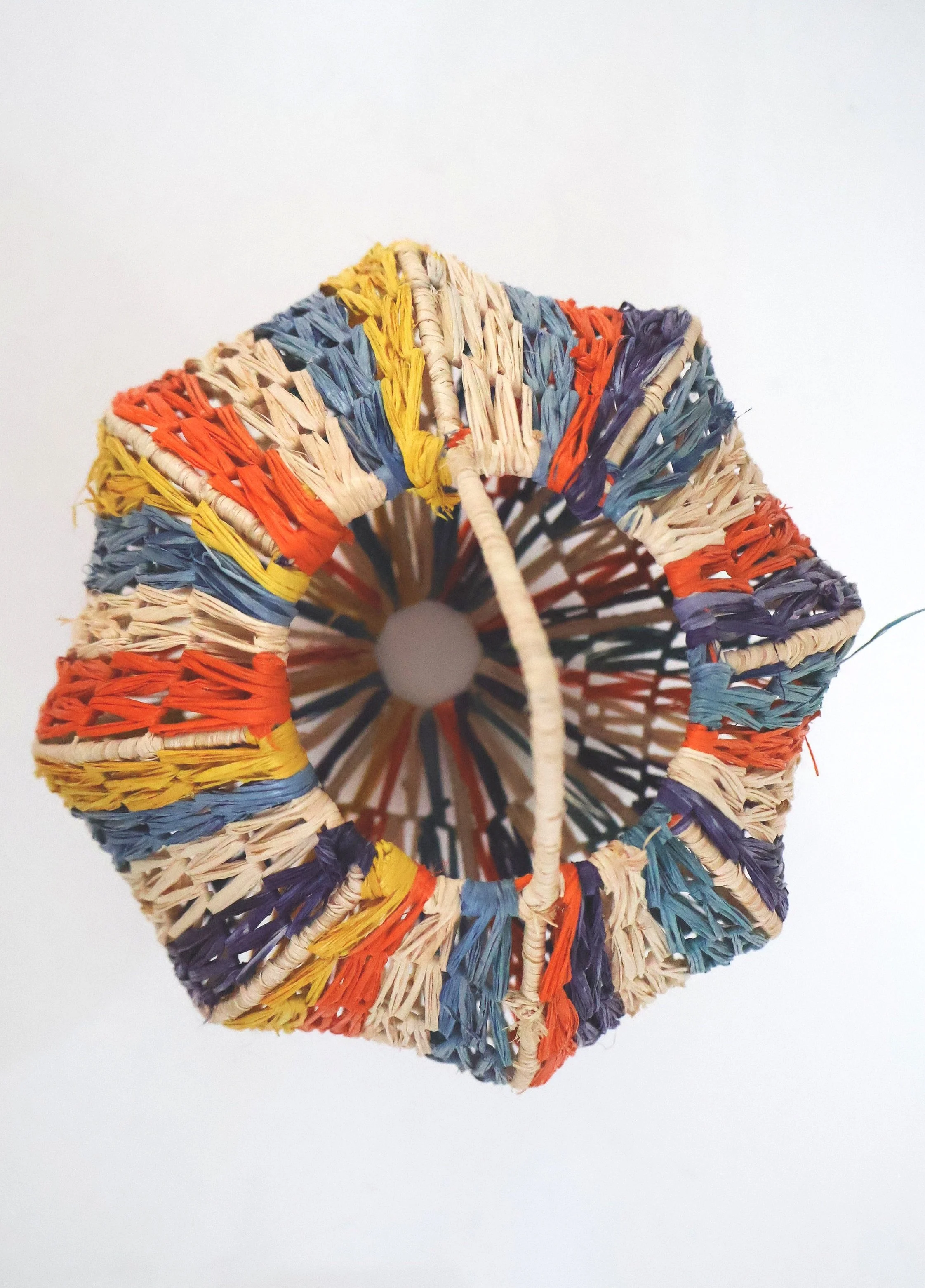 SOUK Braided Raffia Lampshades-Ball #3