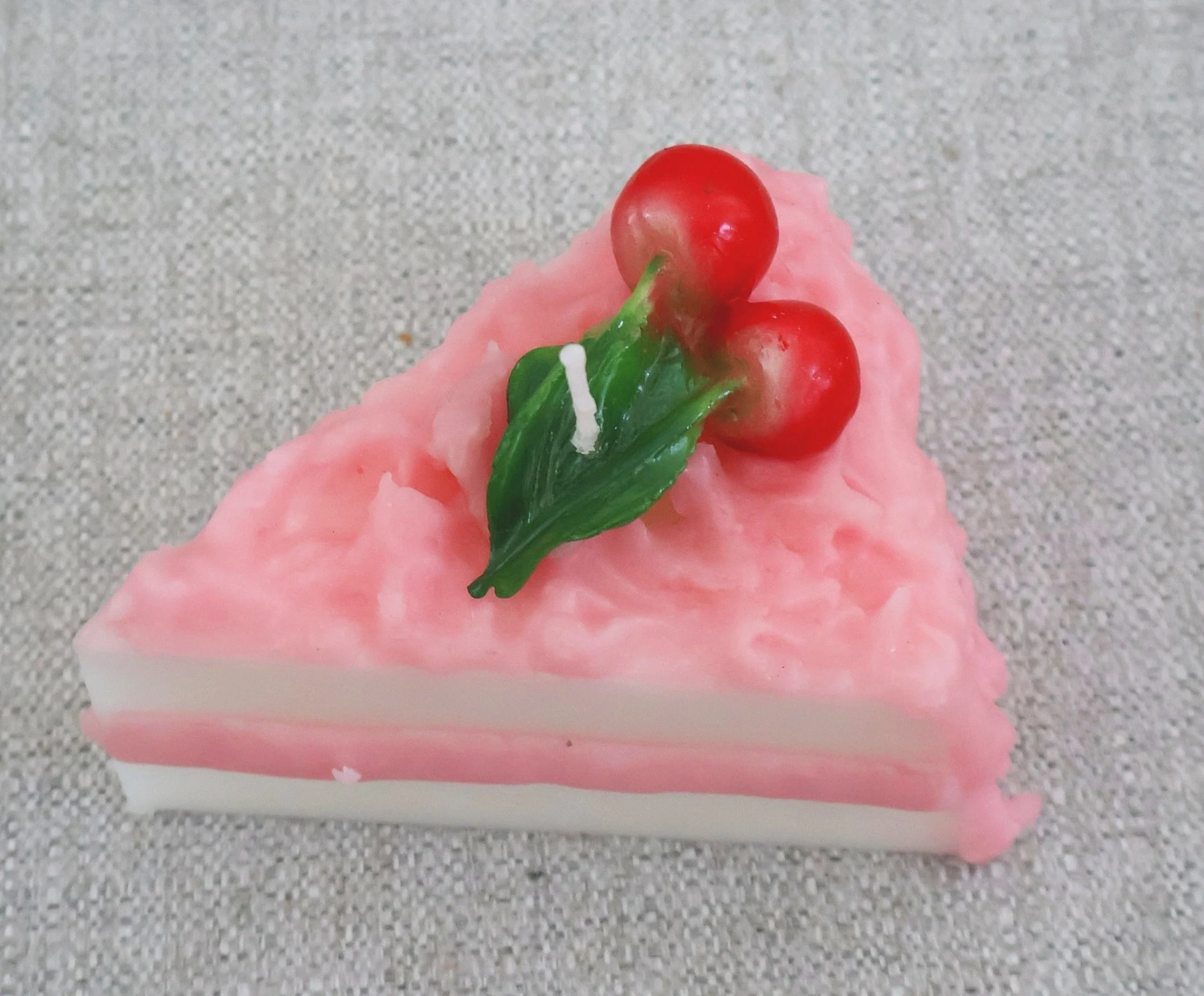 Cereria Introna Torta/Fette Ciliege Wax Candle -Cake Slice