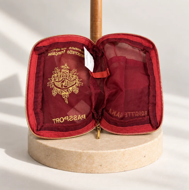 Brigitte Tanaka French Passport Organza Pouch