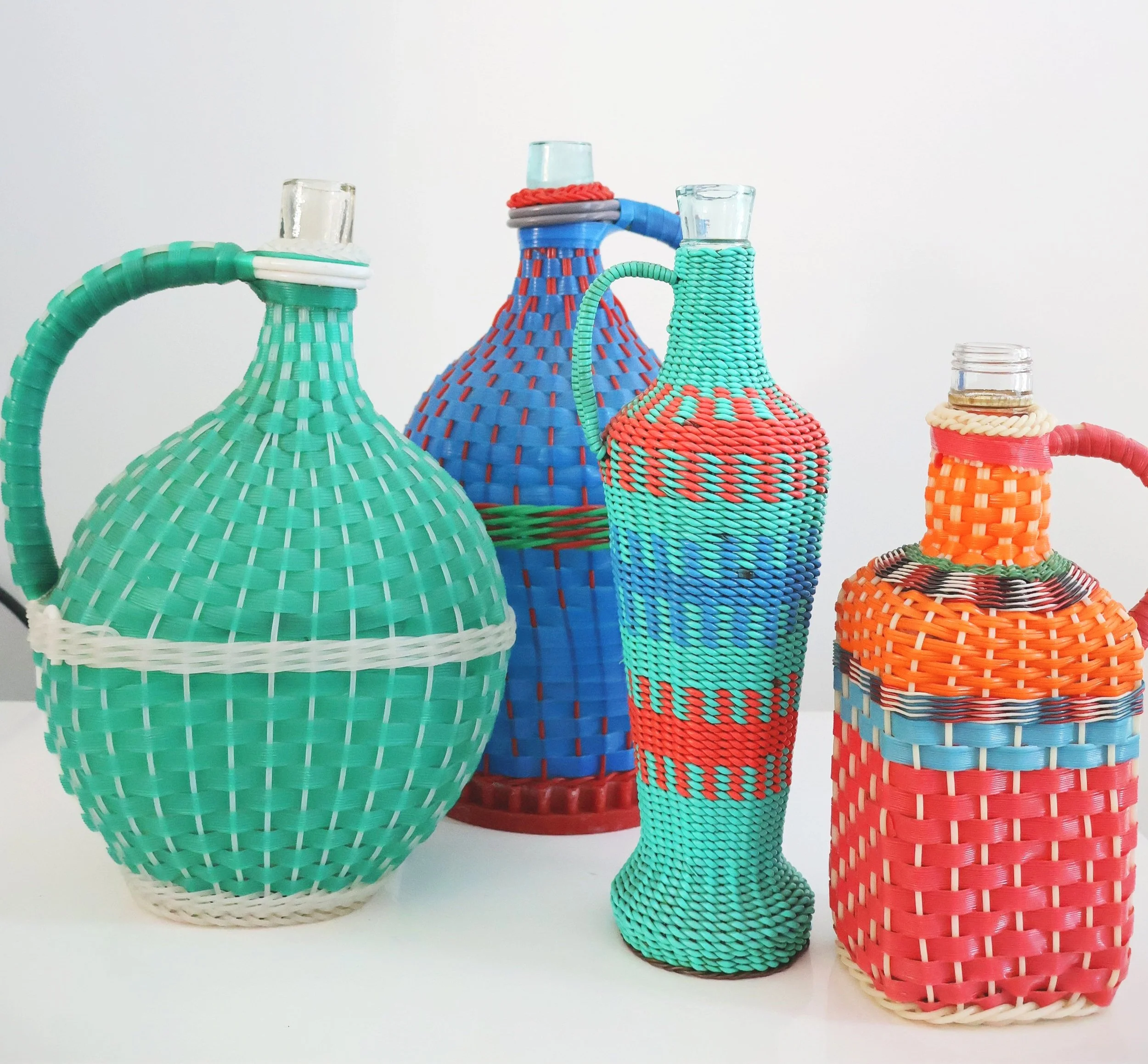 All'Origine Balkan Woven Glass Flask 13