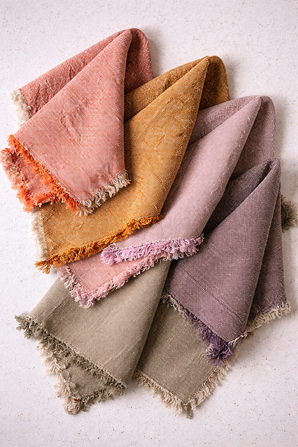 Charvet Éditions Tipi Napkin- Aubergine