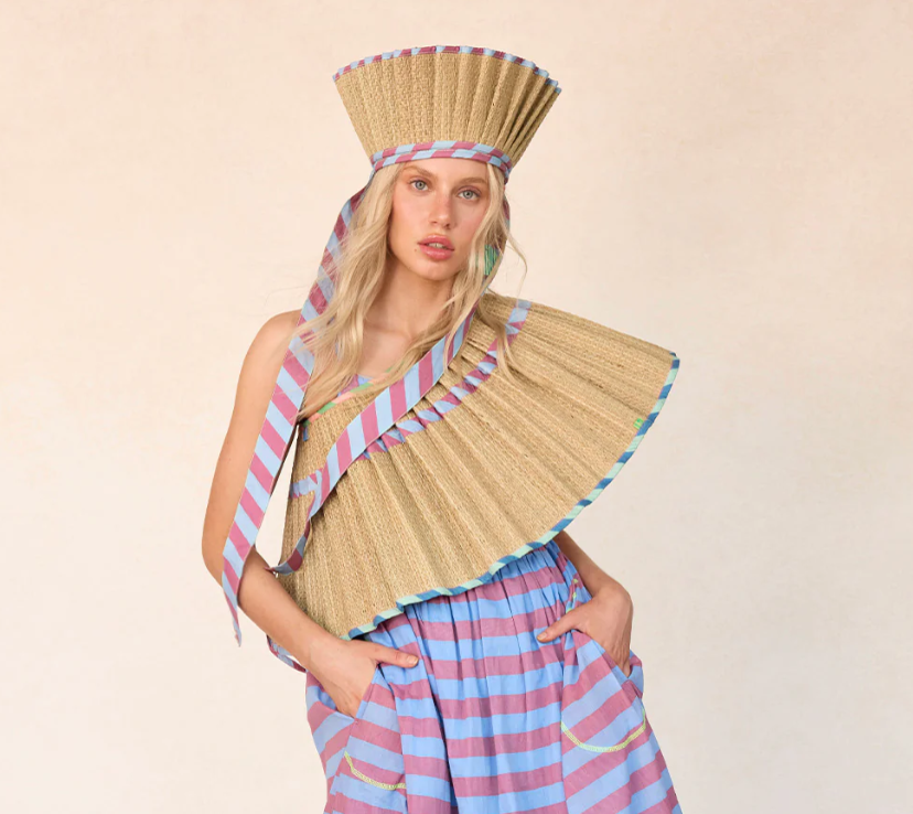 Lorna Murray Rumba Ribbons Luxe Ravello Hat- Medium