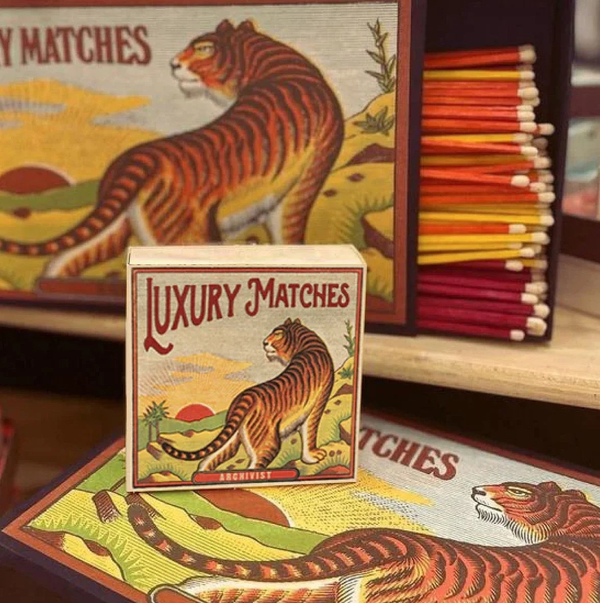 Archivist The Tiger GIANT - Safety Matches