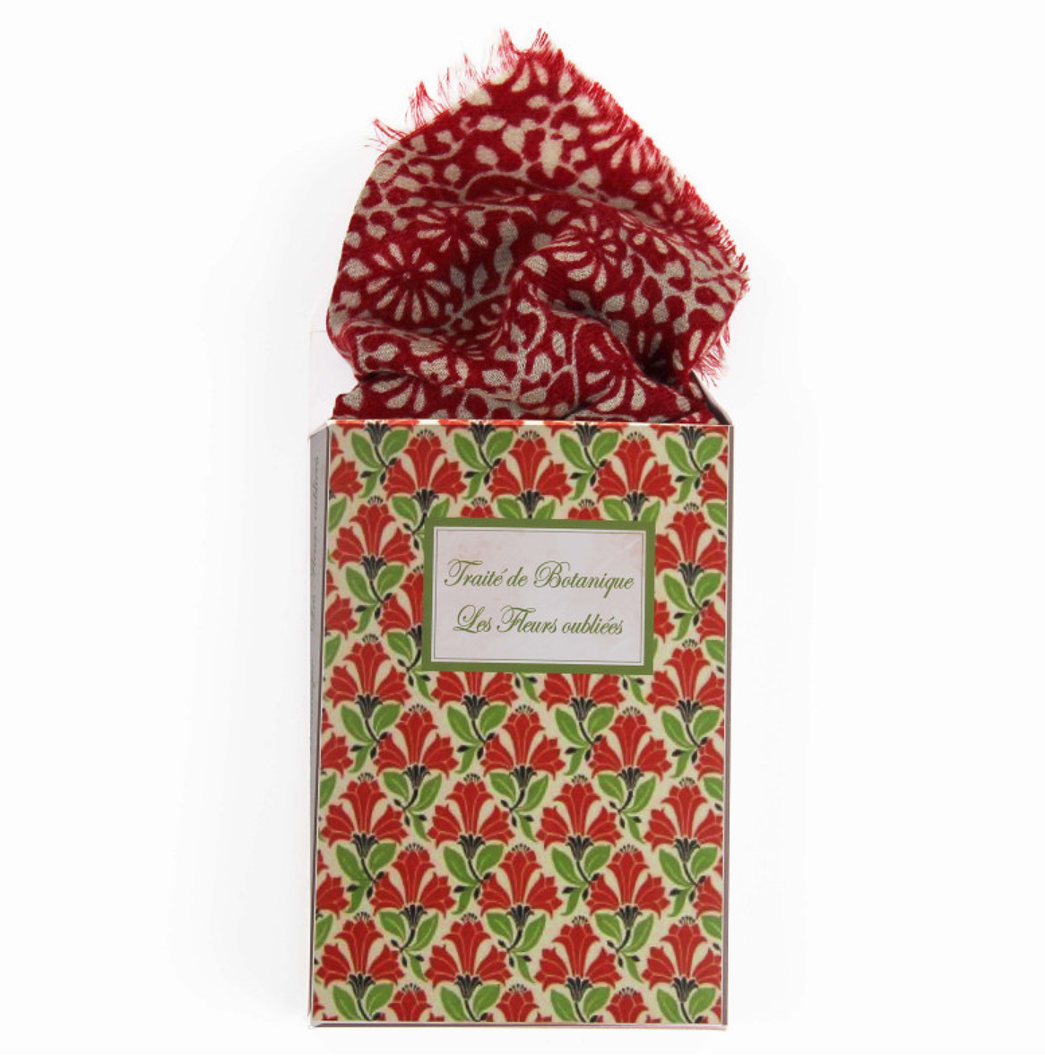Les Belles Vagabondes Suzanne Wool Scarf Rouge
