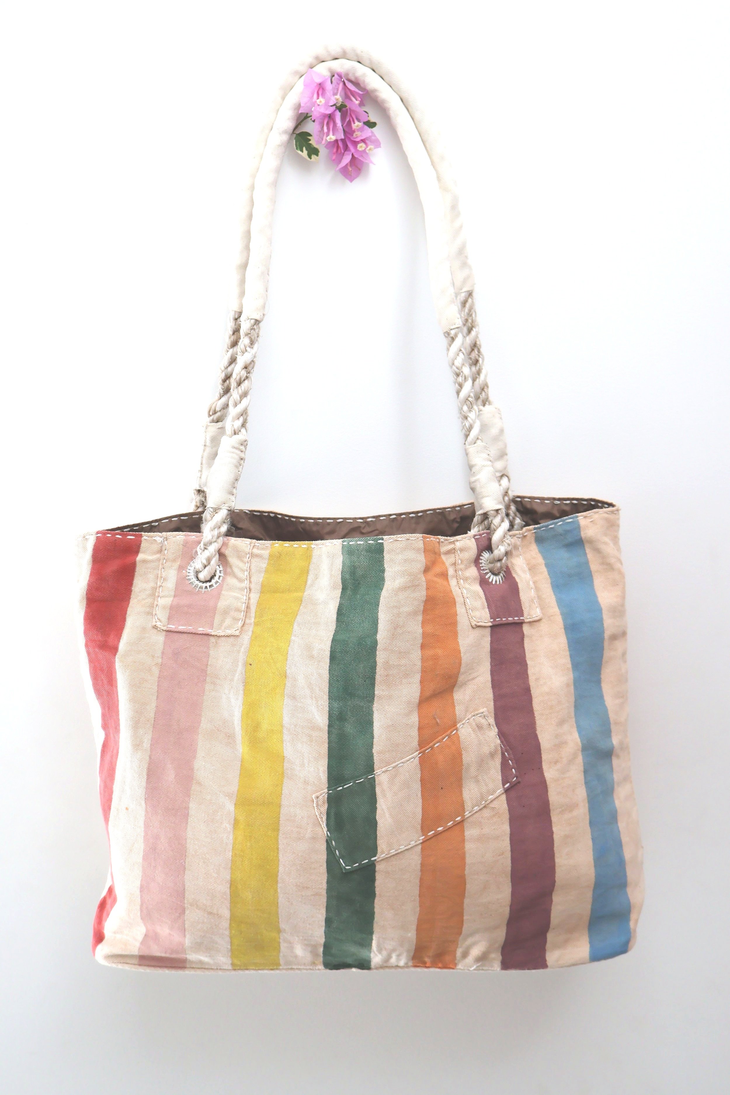 Ali Lamu X Esplora HOPE X STRIPES Dora Bag -DoubleSided