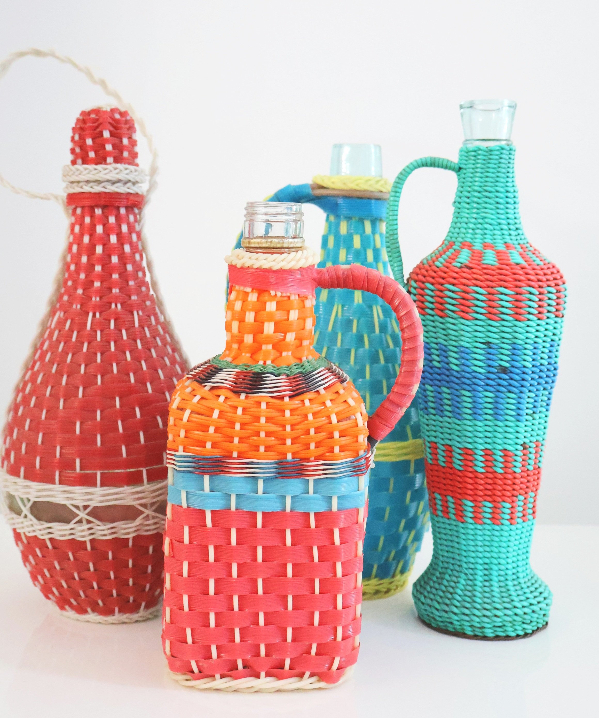 All'Origine Balkan Woven Glass Flask 20