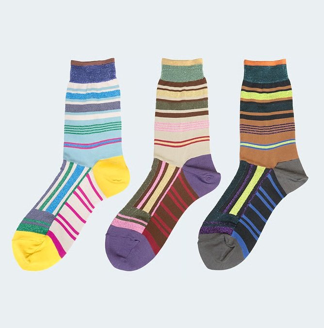 COQ Japanese Socks-Horizon Sky Blue