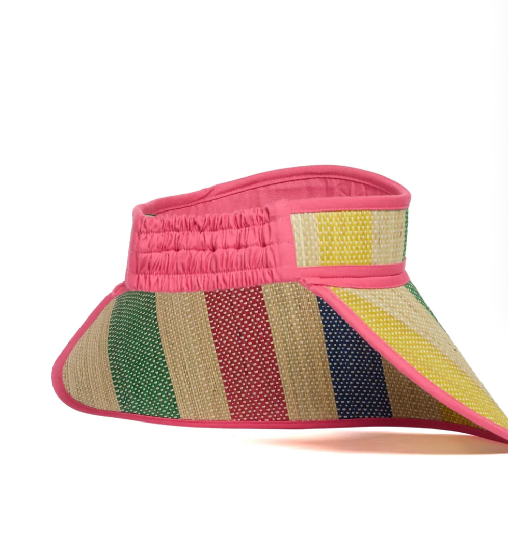 Lorna Murray Resort Days Fuchsia Sunshine Sun Visor- Medium — ESPLORA