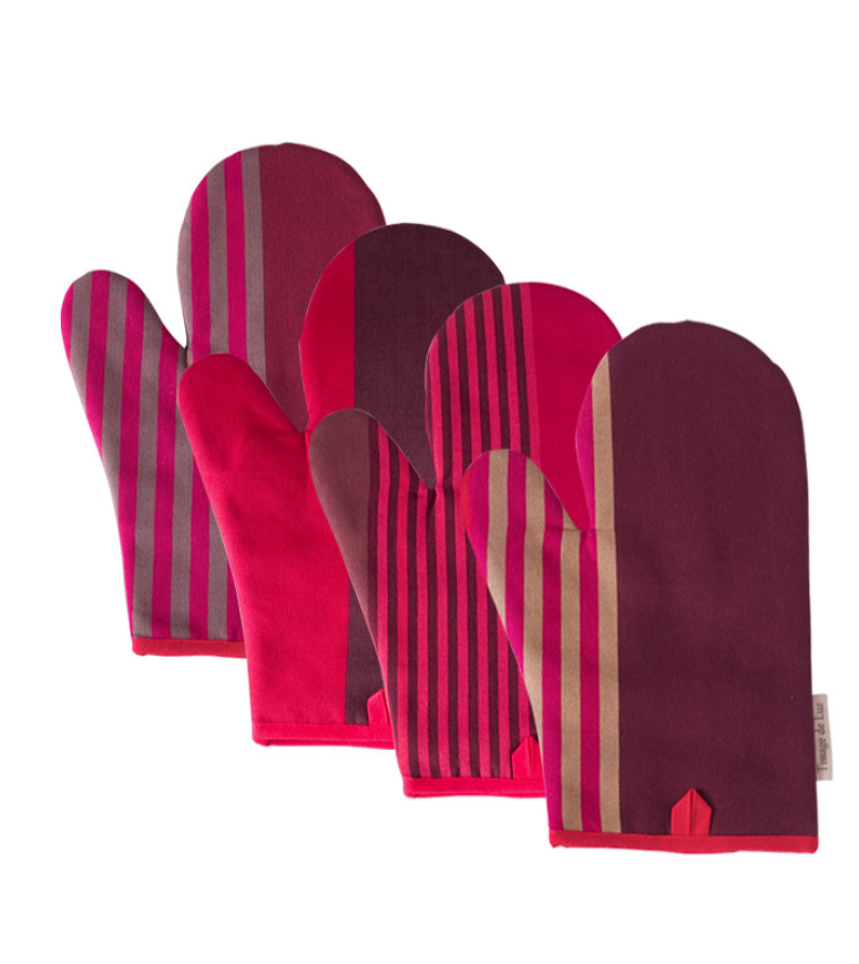 Tissage de Luz Grenade Glove- Red