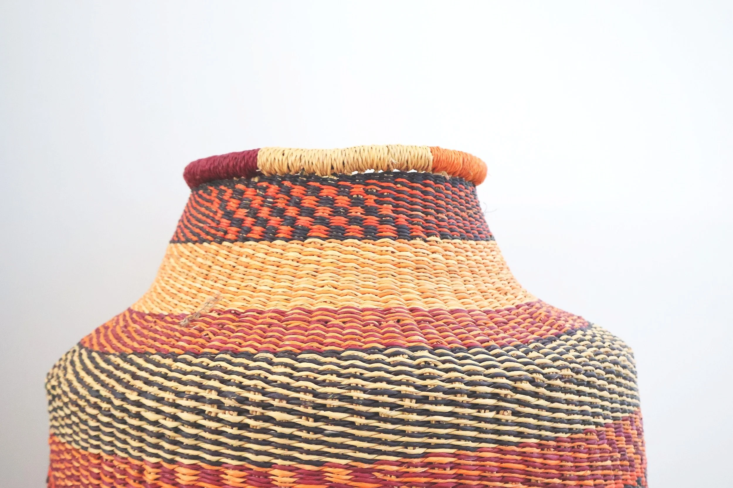 Bolgatanga Handwoven Special Pot- Large #3