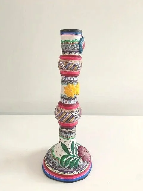 Mexican Relieve Candelabra 2