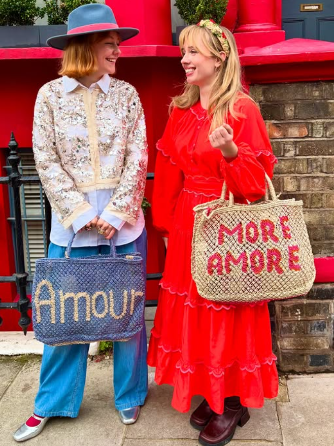 The Jacksons AMOUR Small Jute Bag- Pebble Natural