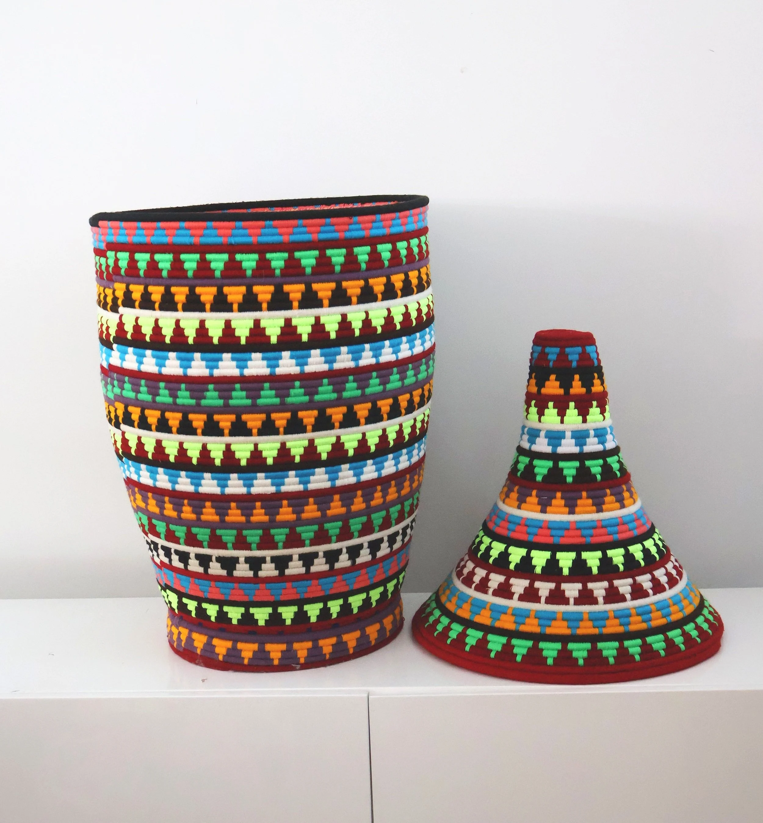 SOUK Supersized Berber Baskets - XXXL Multi Coloured #2