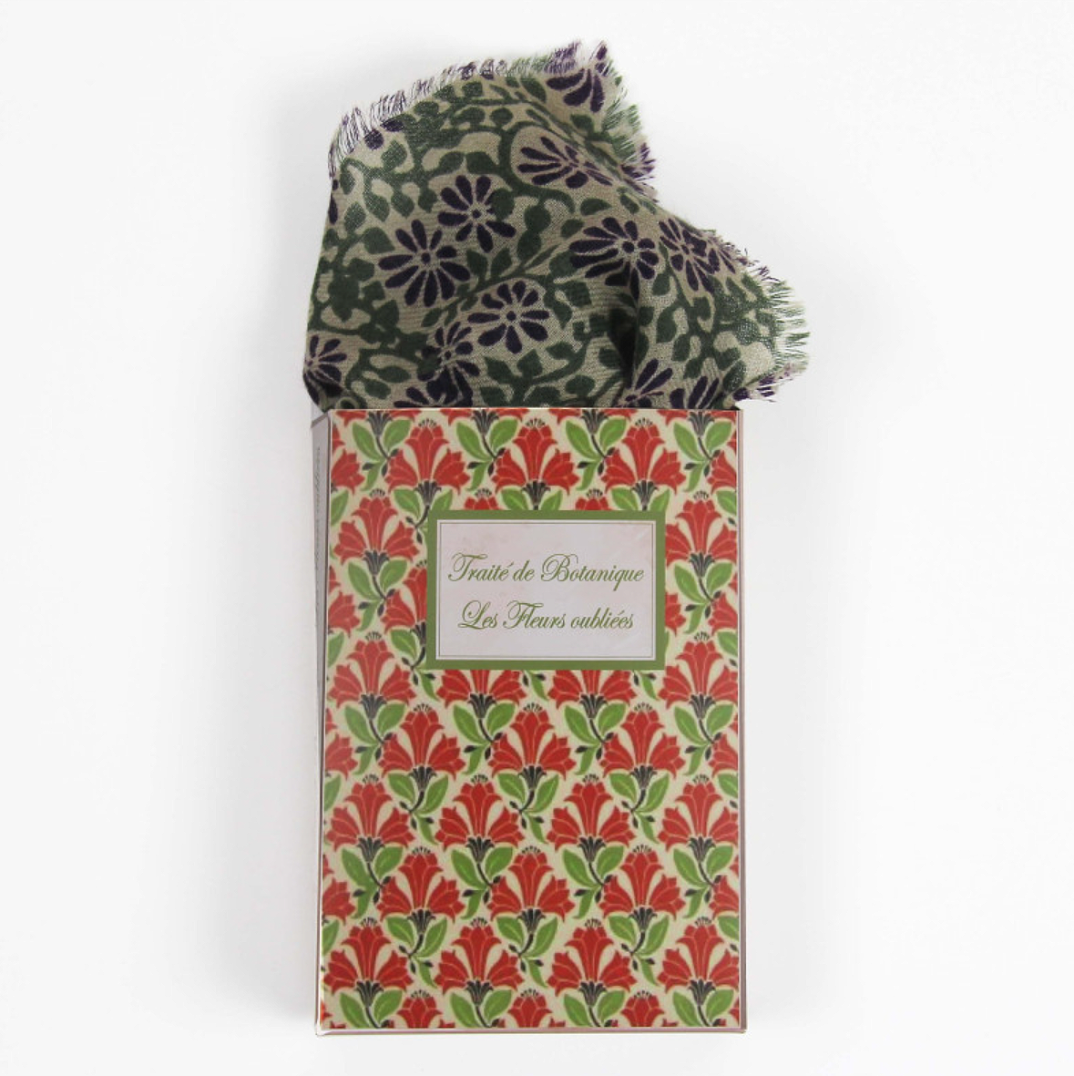 Les Belles Vagabondes Suzanne Wool Scarf Prune