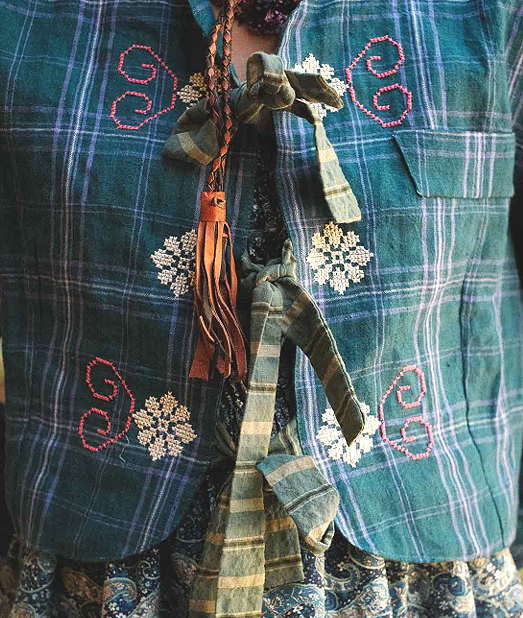 Claramonte Bolero Tattoo Jacket-Green Large