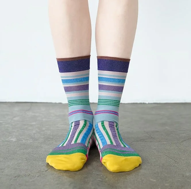 COQ Japanese Socks-Horizon Sky Blue