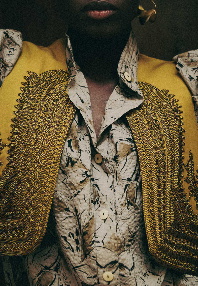 Claramonte Delice Randa Blouse-Taupe One Size