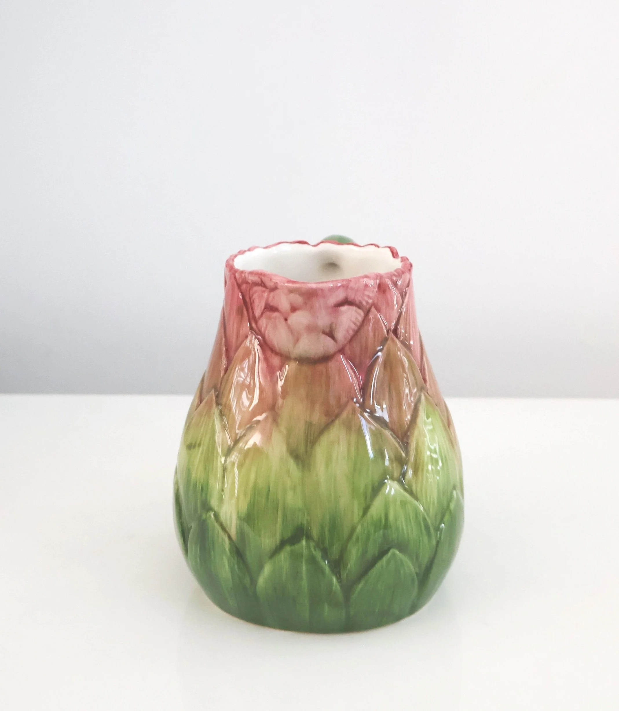 Les Ottomans Fruit Collection Hand-Painted Ceramic Jug - Medium Artichoke