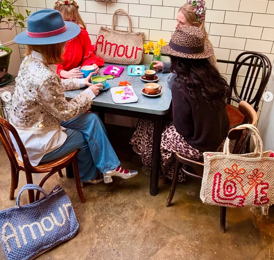 The Jacksons AMOUR Small Jute Bag- Pebble Natural